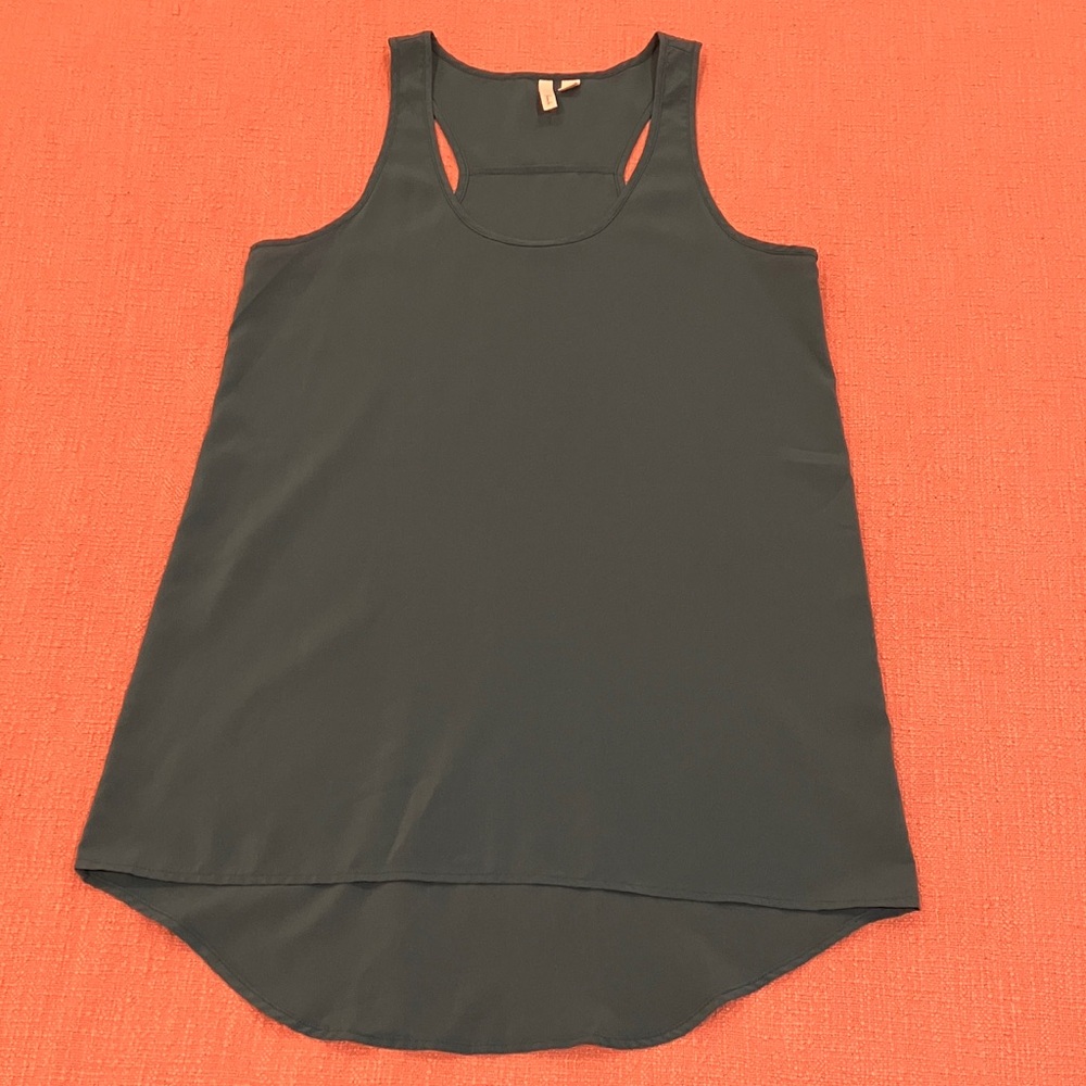 Teal small Sleeveless summer Blouse / tank top